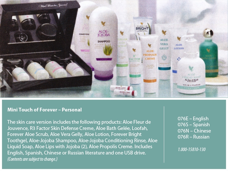Combo Paks Forever Living Products in Canada