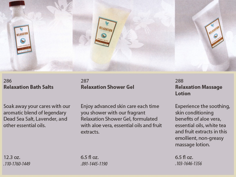 relaxation bath salts forever living